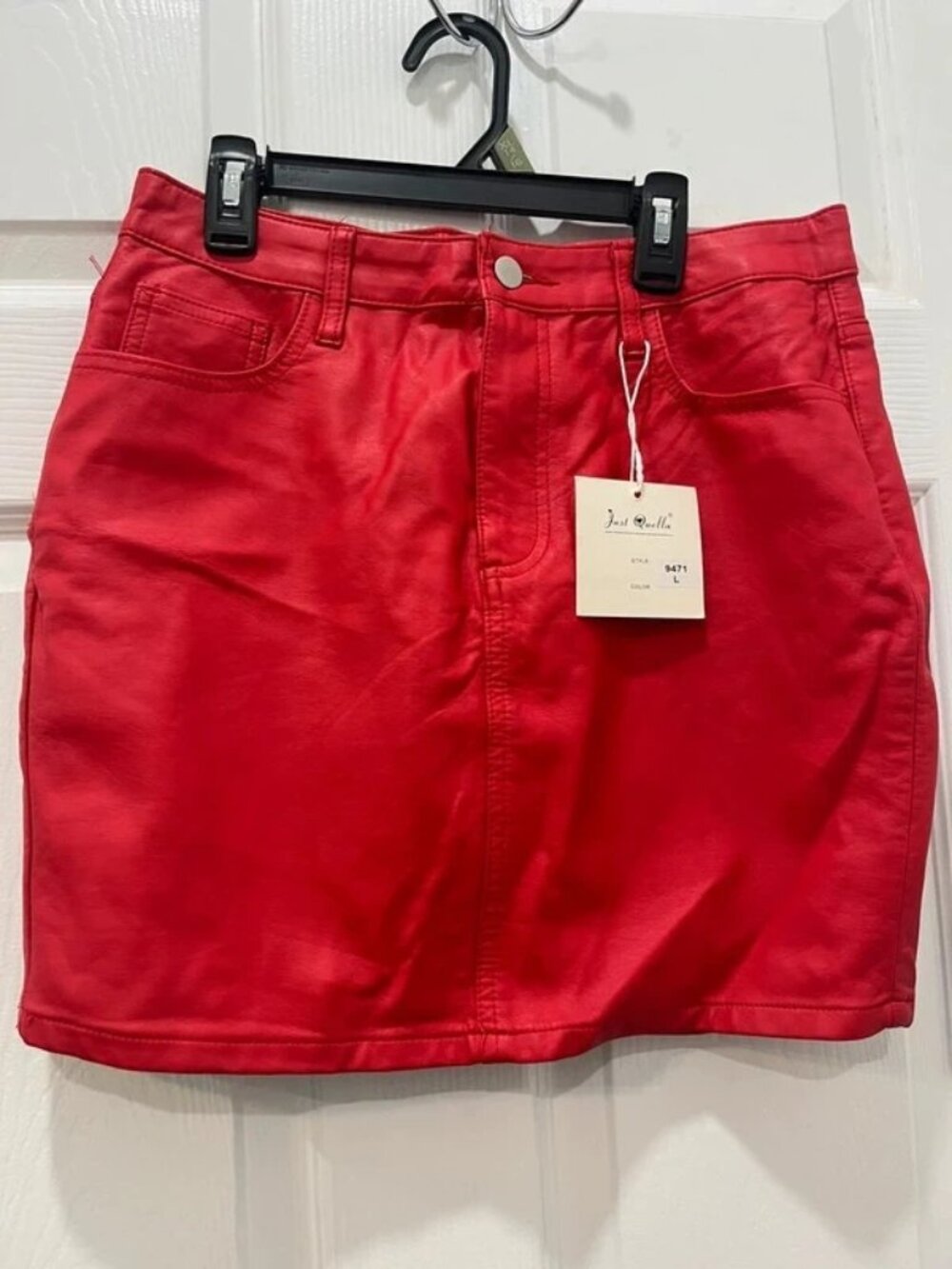 Mini falda roja